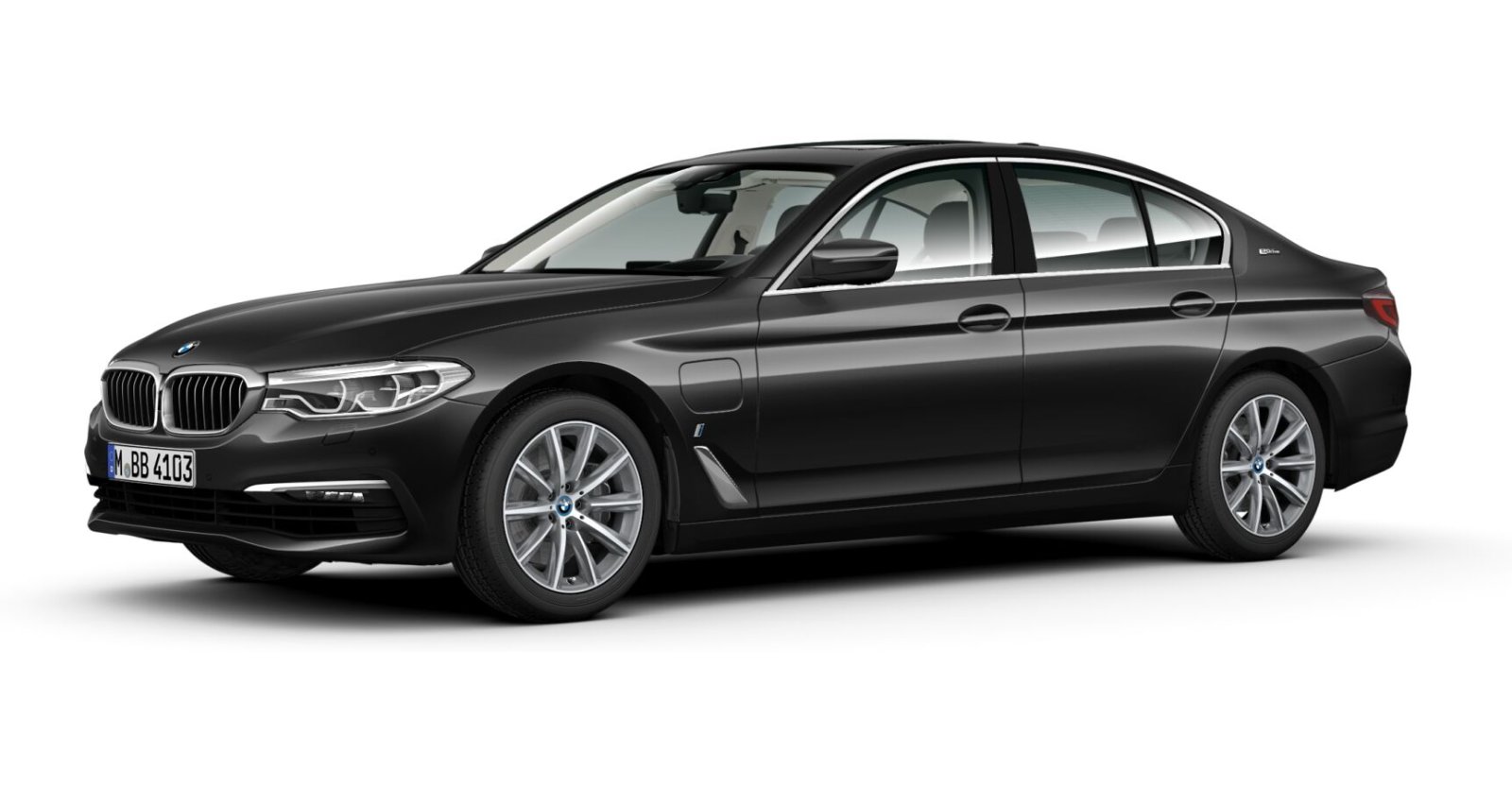 BMW BMW 5er in Grau von vorne