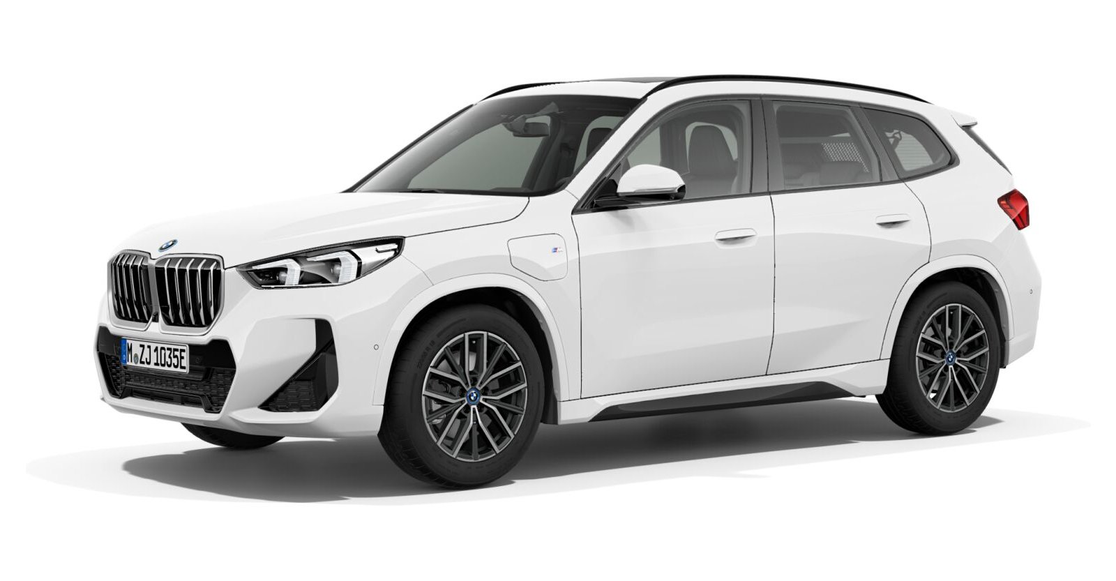 BMW X1 xDrive30e in Wei&szlig; von vorne