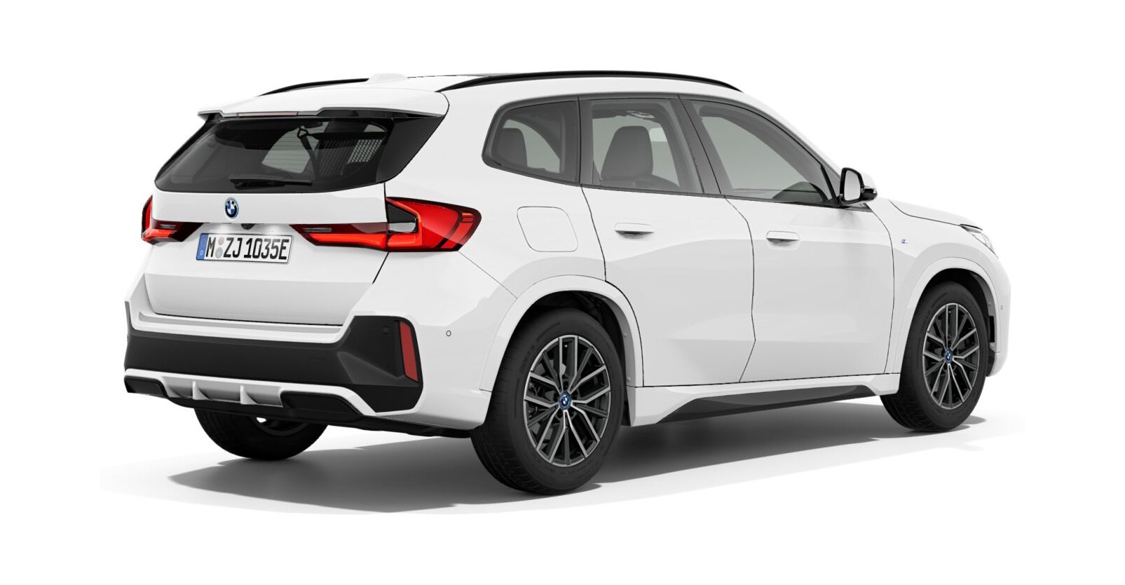 BMW BMW X in Weiß von hinten BMW BMW X in Weiß von hinten