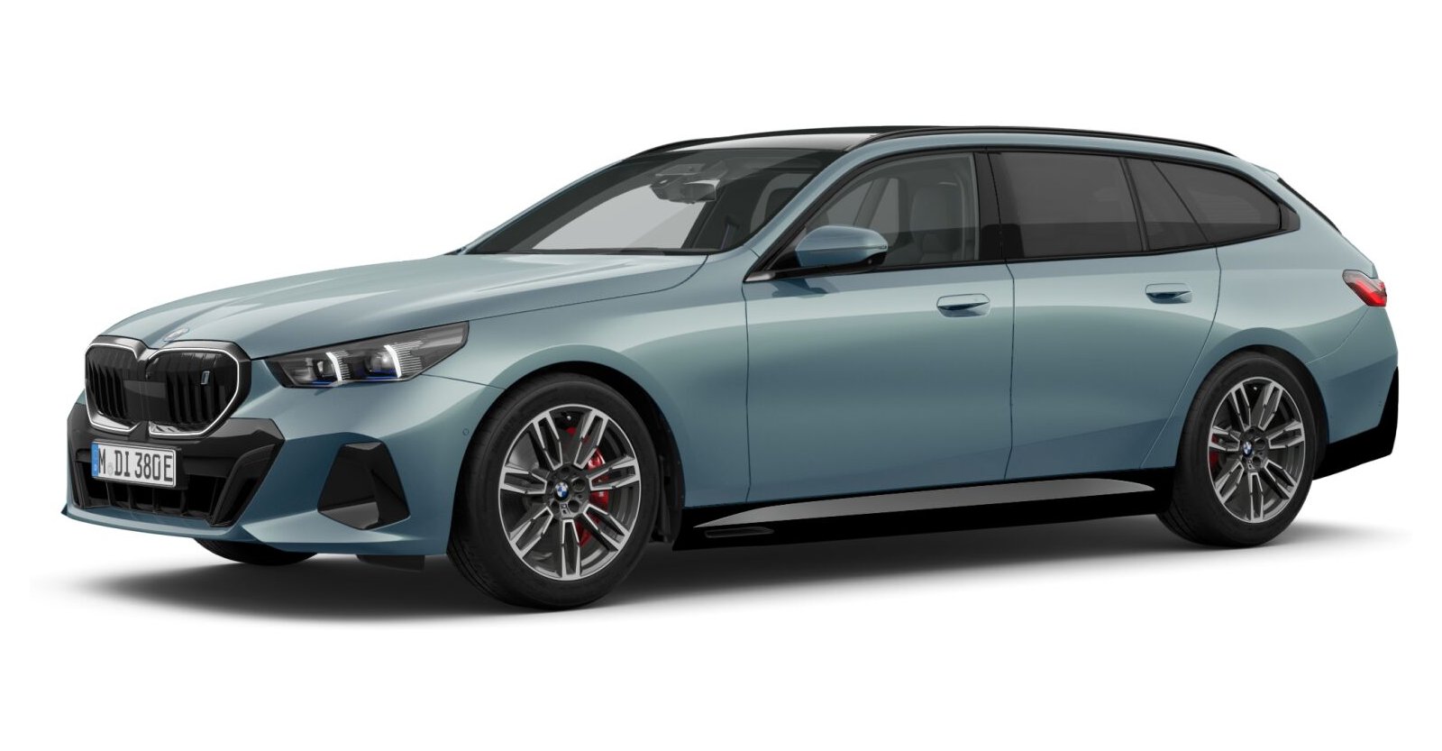 BMW BMW I in Grün von vorne