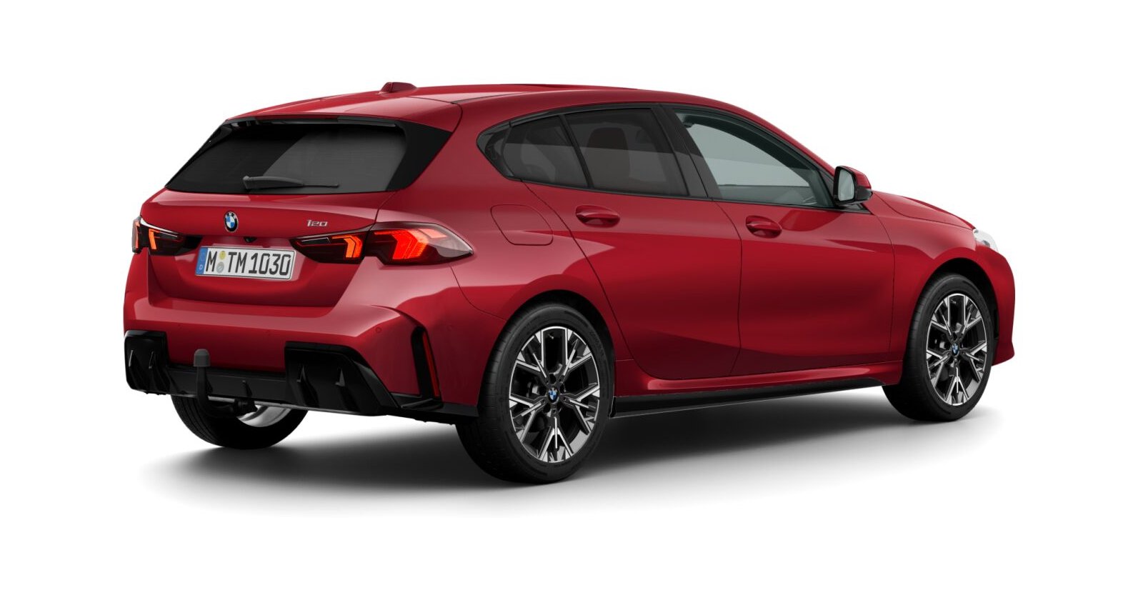 BMW BMW 1er in Rot von hinten