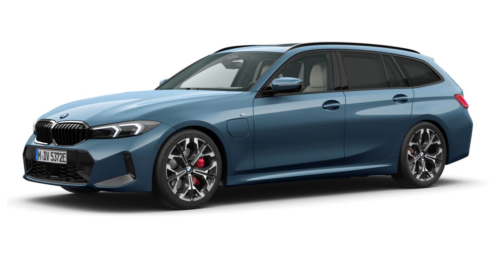 BMW BMW 3er in Blau von vorne
