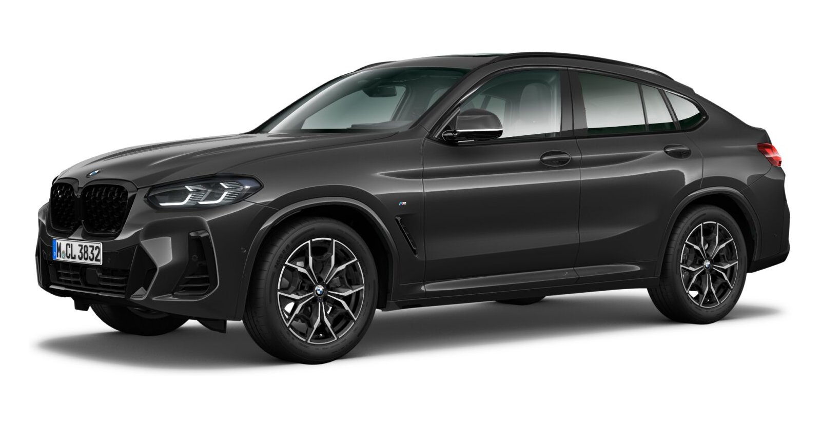 BMW X4 xDrive20i in Grau von vorne BMW X4 xDrive20i in Grau von vorne
