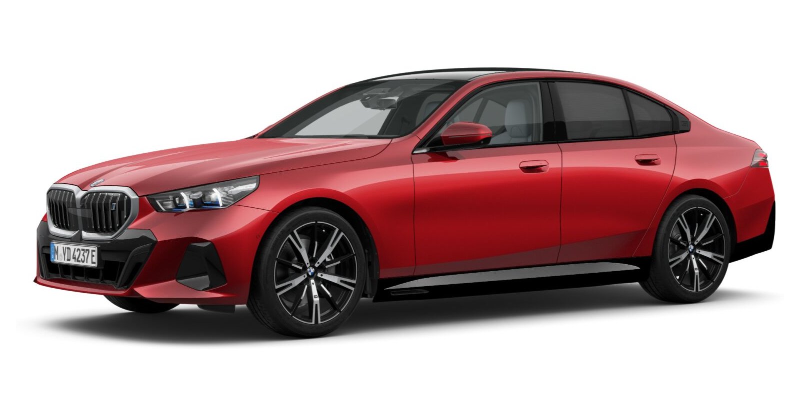 BMW BMW I in Rot von vorne