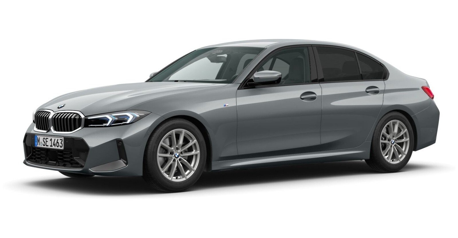 BMW BMW 3er in Grau von vorne BMW BMW 3er in Grau von vorne