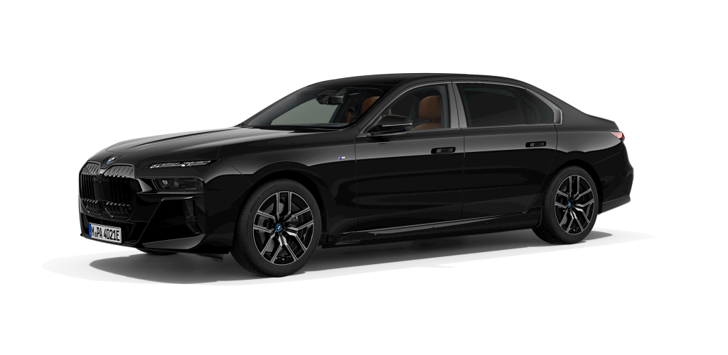 BMW BMW I in Schwarz von vorne BMW BMW I in Schwarz von vorne