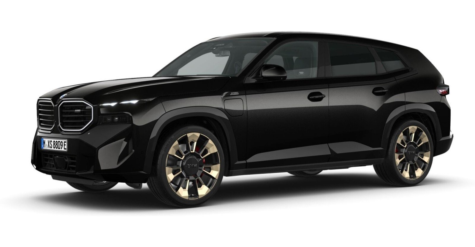 BMW BMW M in Schwarz von vorne BMW BMW M in Schwarz von vorne