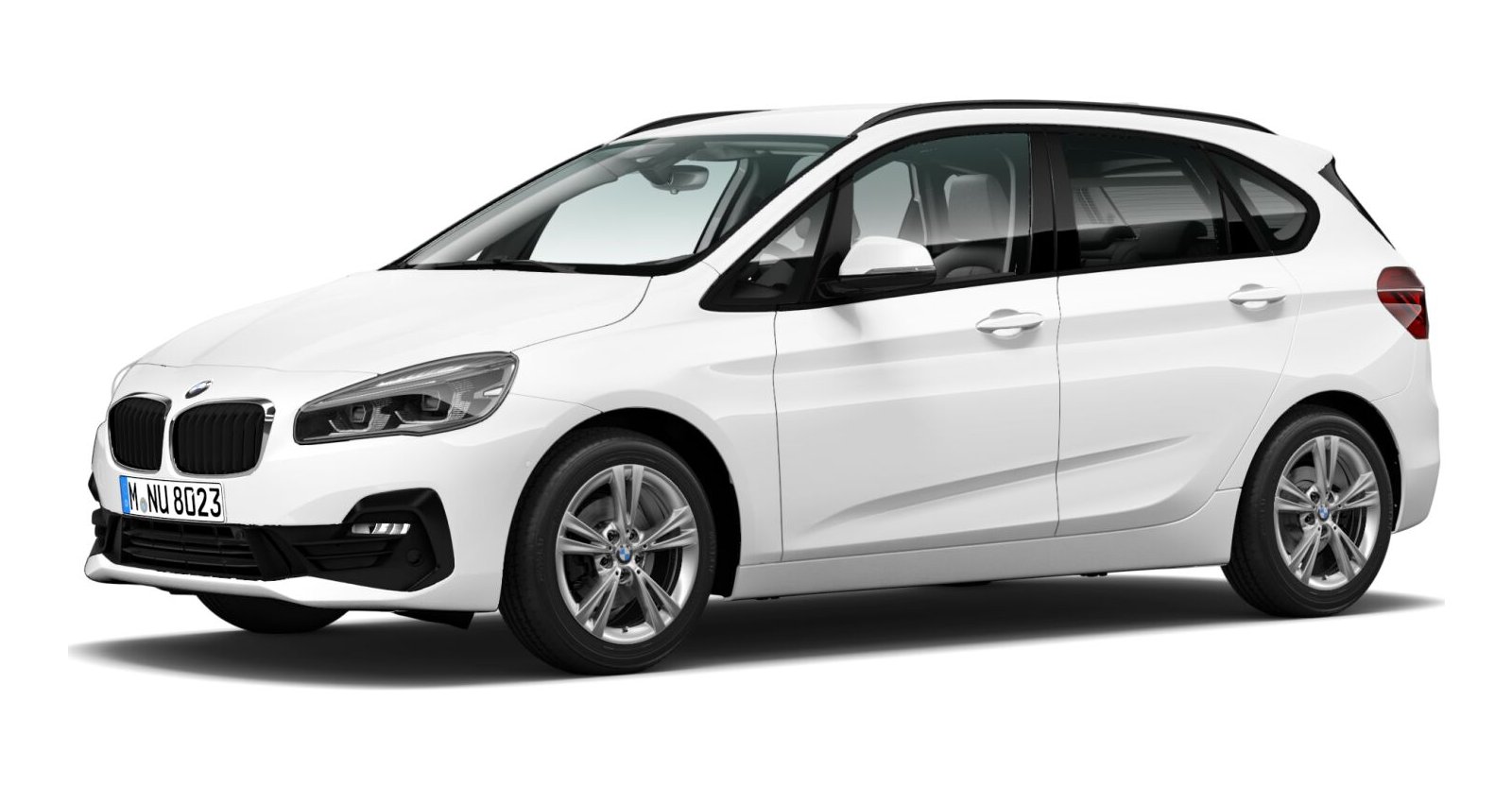 BMW BMW 2er in Weiß von vorne BMW BMW 2er in Weiß von vorne