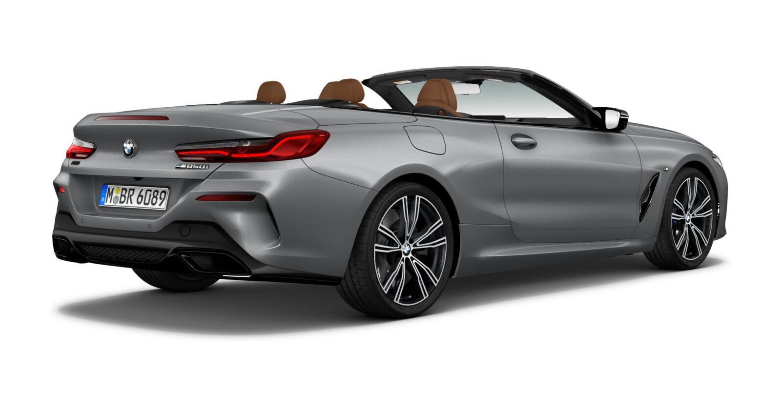 BMW BMW 8er in Grau von hinten BMW BMW 8er in Grau von hinten