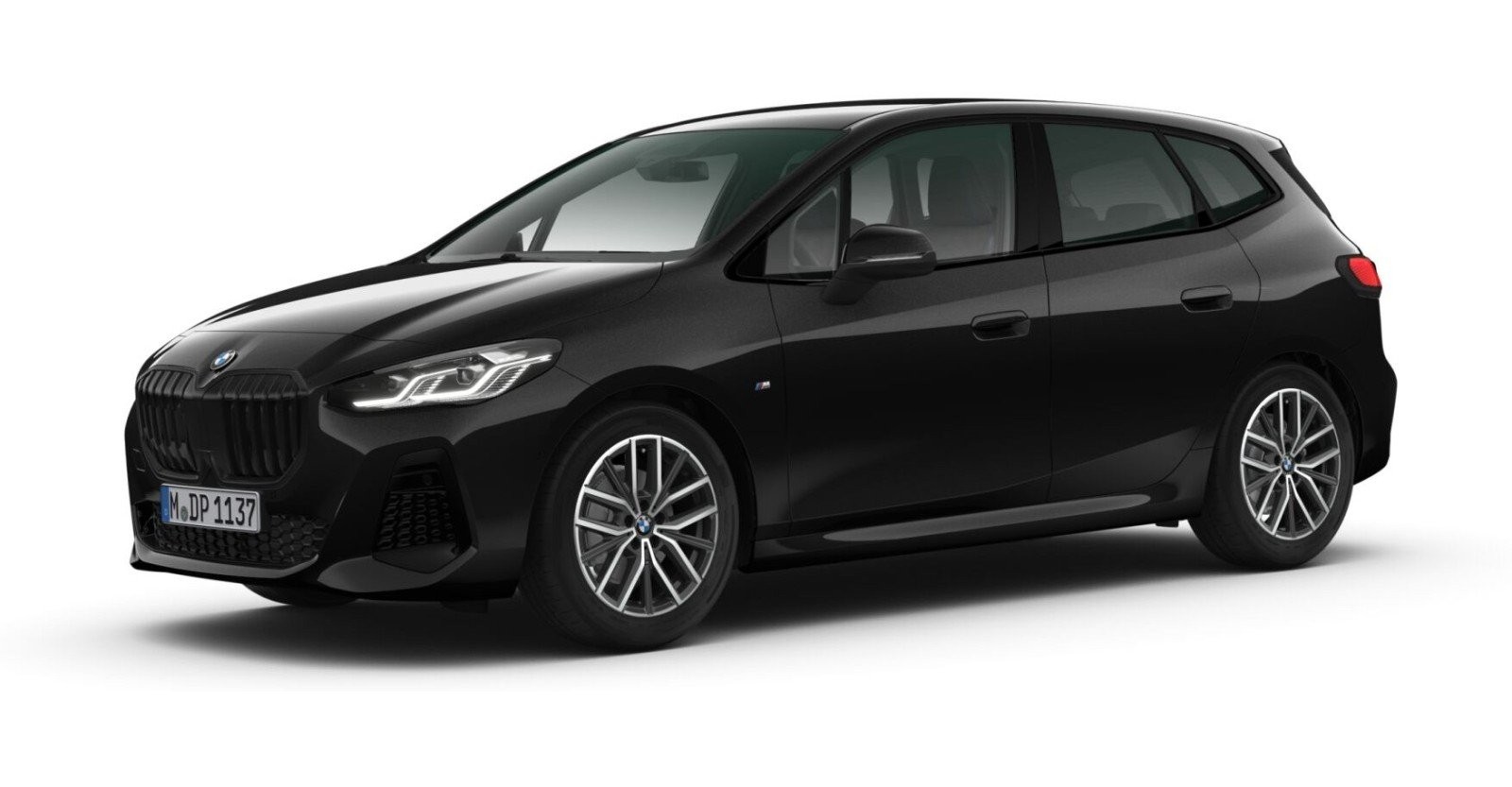 BMW BMW 2er in Schwarz von vorne BMW BMW 2er in Schwarz von vorne