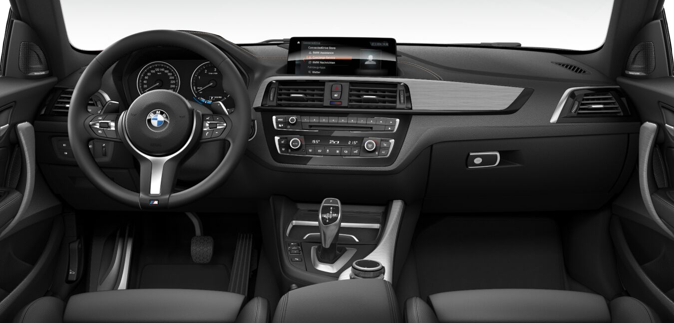 BMW BMW 2er im Innenraum von vorne BMW BMW 2er im Innenraum von vorne