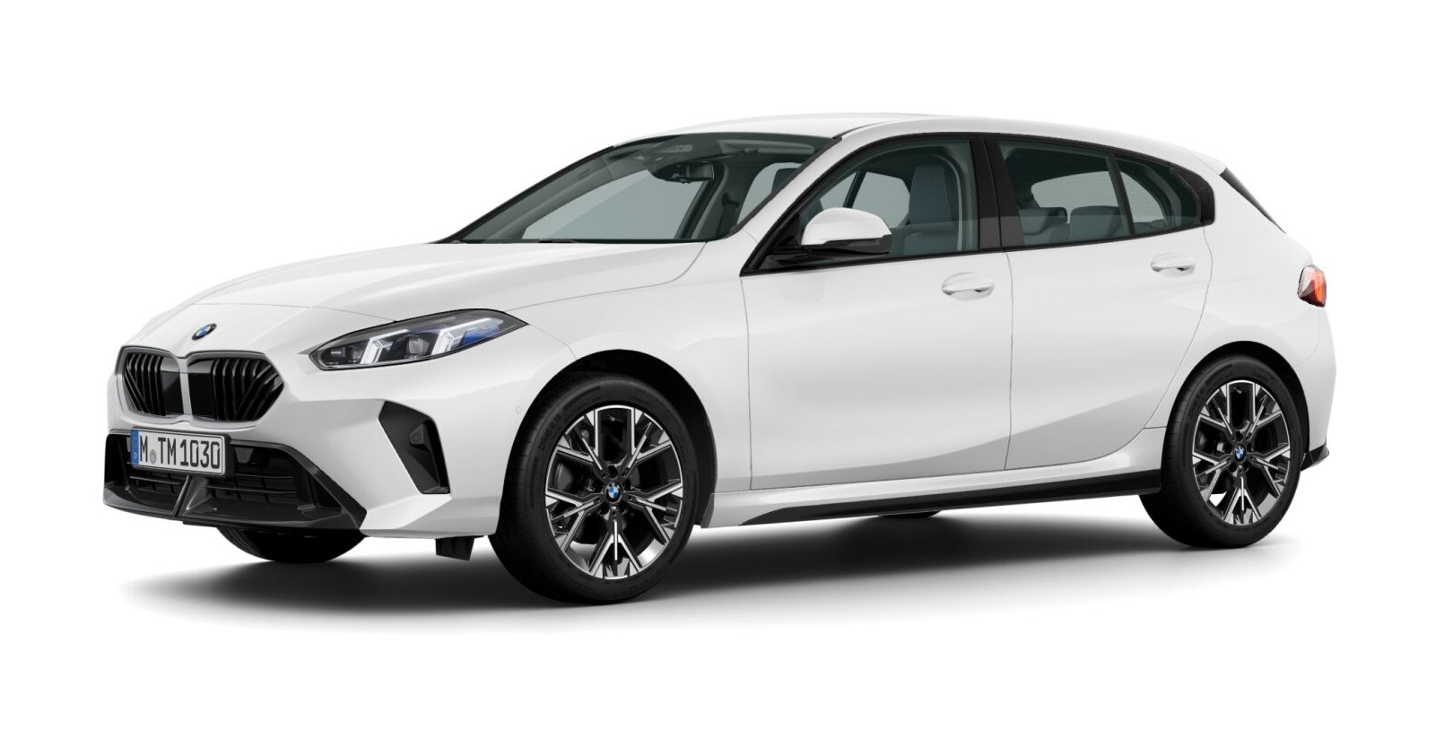 BMW BMW 1er in Weiß von vorne