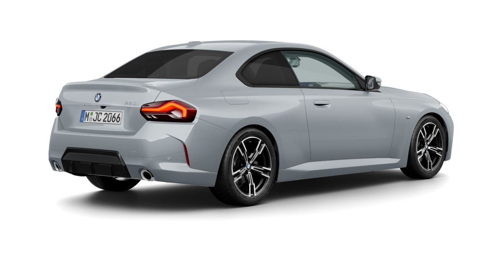 BMW BMW 2er in Grau von hinten BMW BMW 2er in Grau von hinten