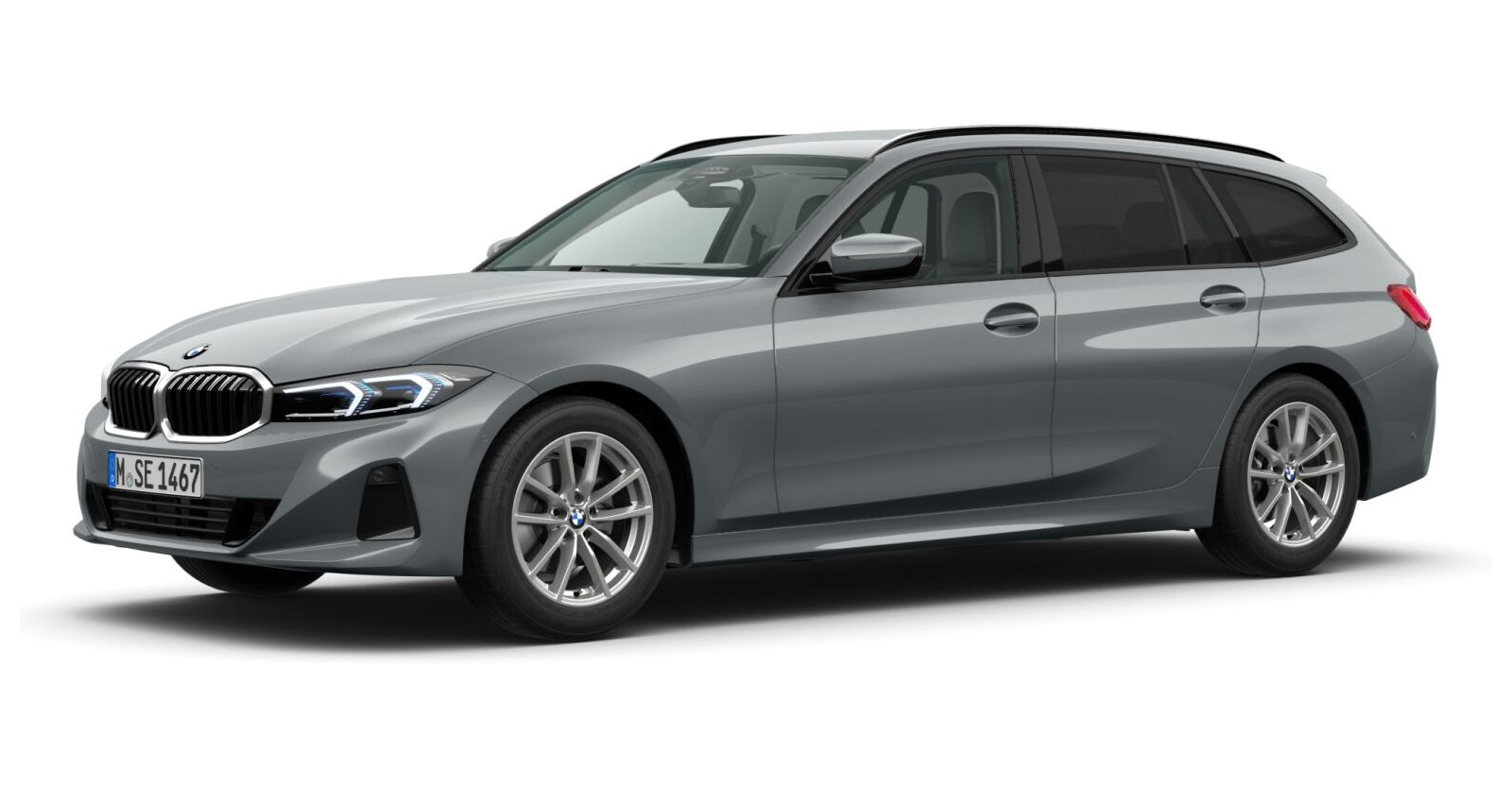 BMW BMW 3er in Grau von vorne