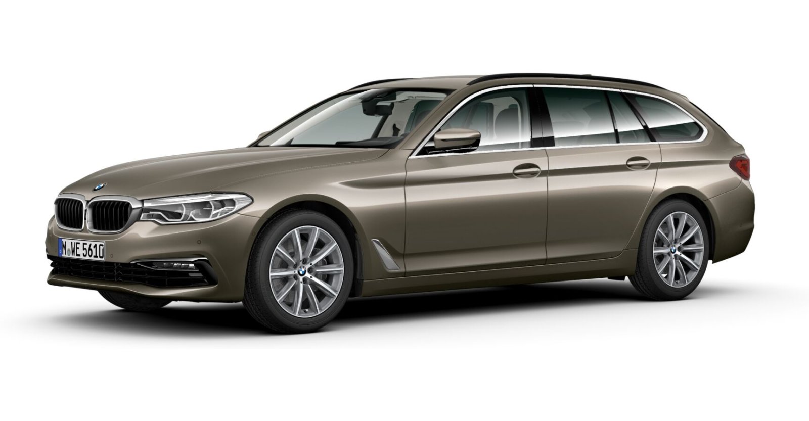 BMW BMW 5er in Grau von vorne BMW BMW 5er in Grau von vorne