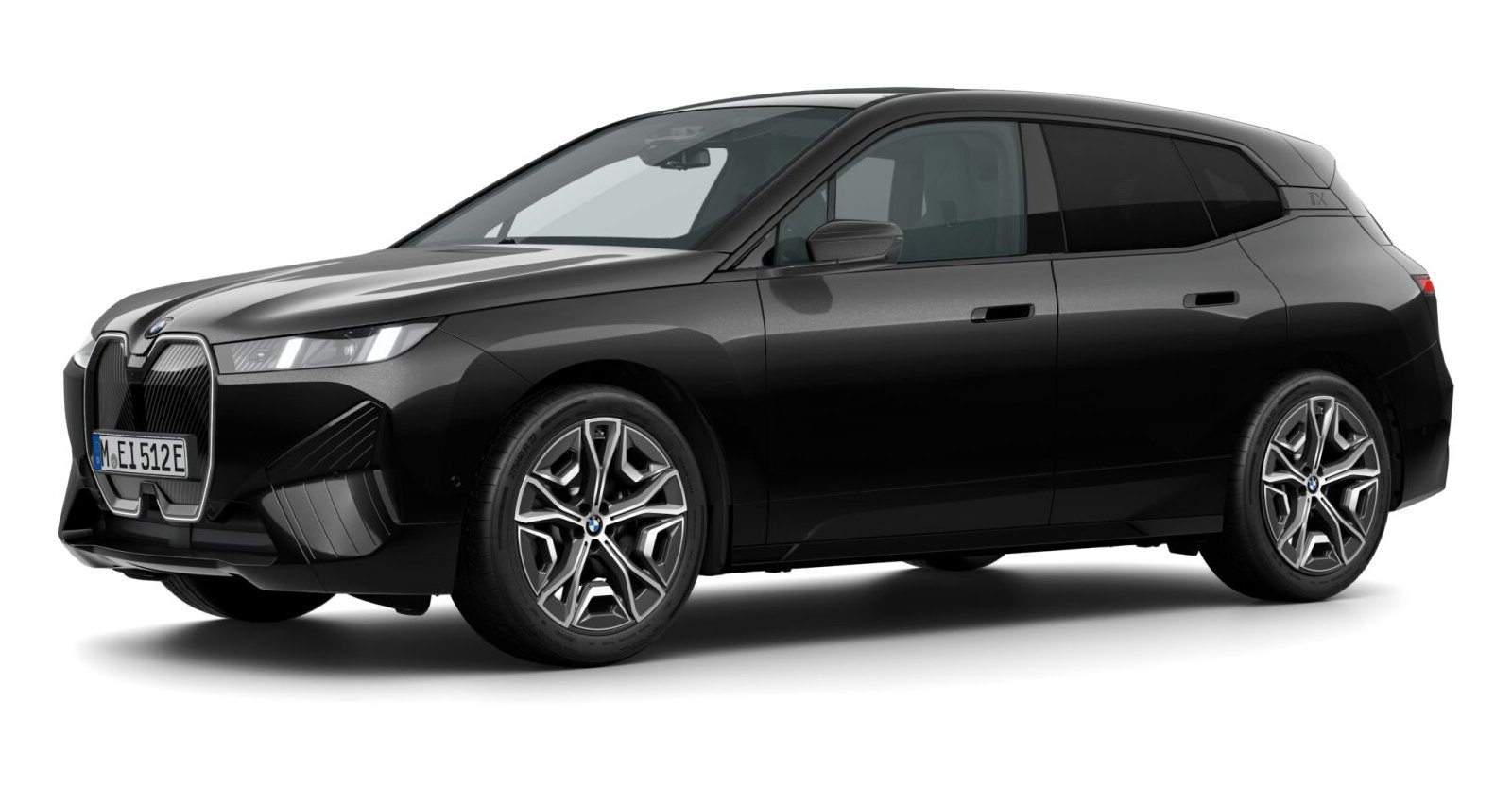BMW BMW I in Schwarz von vorne