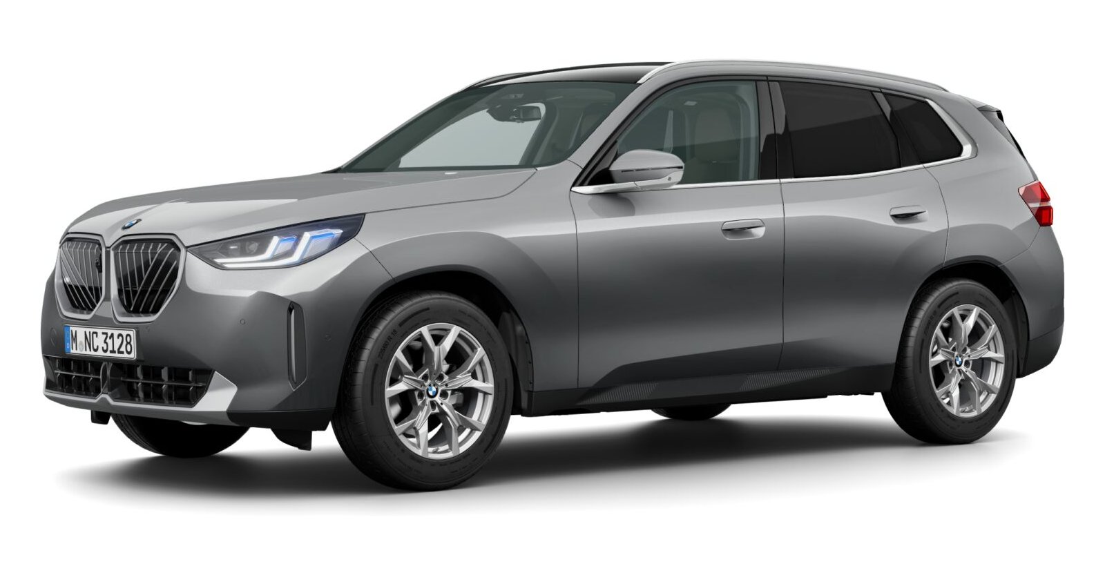 BMW X3 20d xDrive in Grau von vorne BMW X3 20d xDrive in Grau von vorne