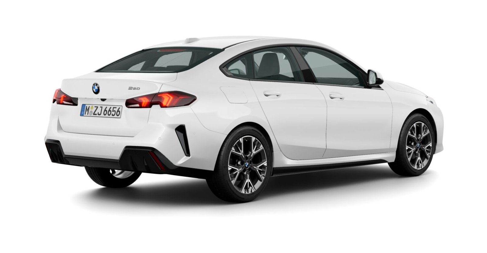 BMW BMW 2er in Weiß von hinten
