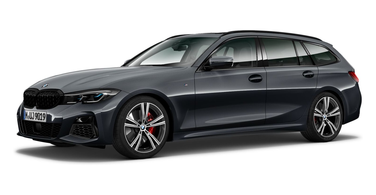 BMW BMW 3er in Grau von vorne BMW BMW 3er in Grau von vorne