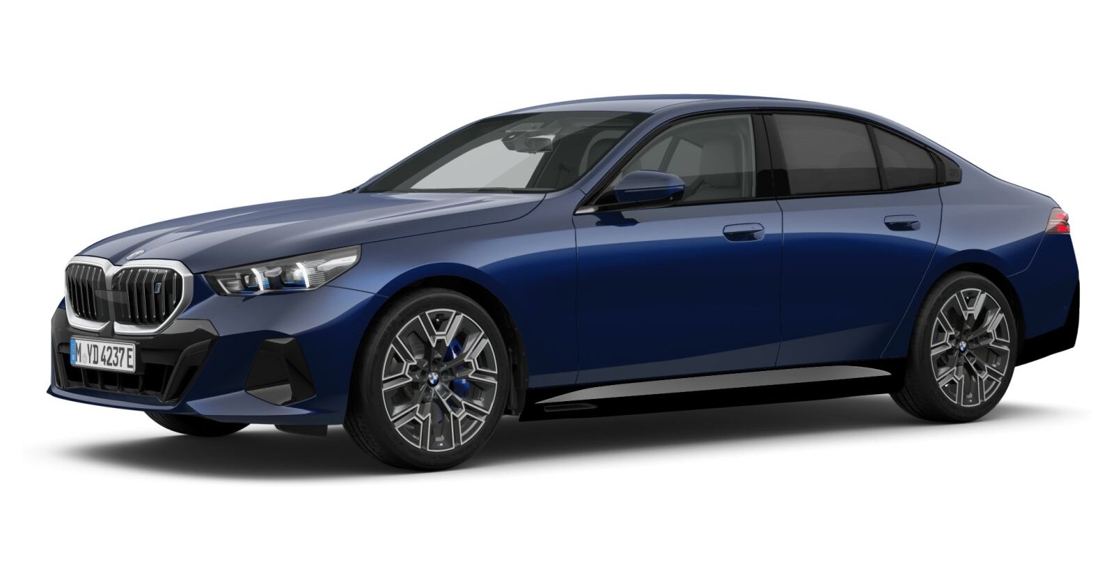 BMW BMW I in Blau von vorne