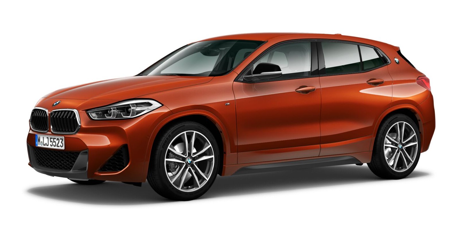 BMW BMW X in Orange von vorne