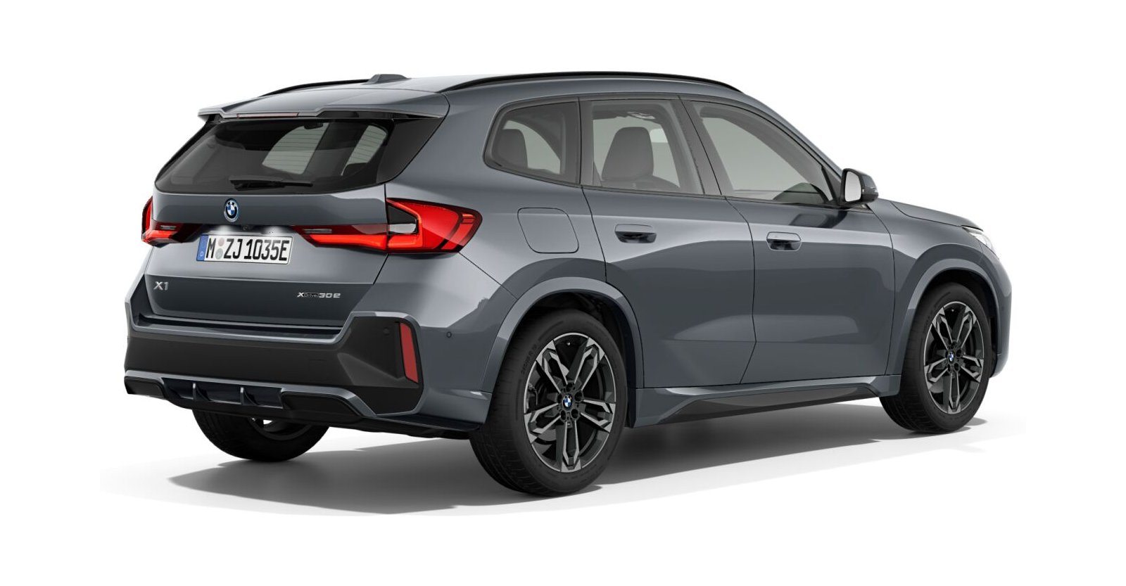 BMW BMW X in Grau von hinten BMW BMW X in Grau von hinten