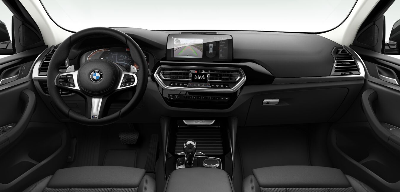BMW BMW X im Innenraum von vorne