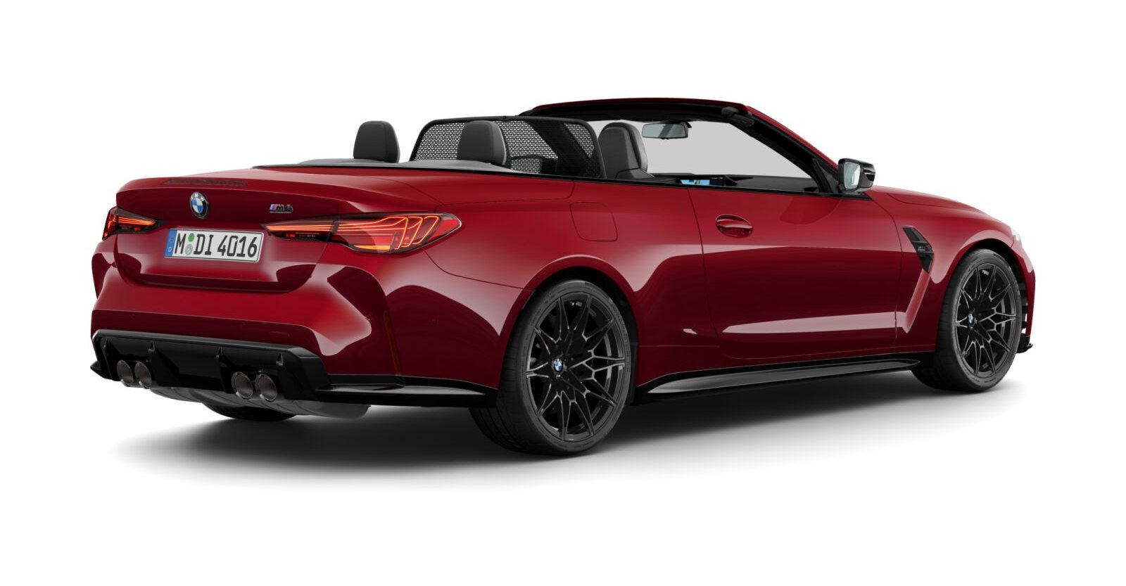 BMW BMW M in Rot von hinten