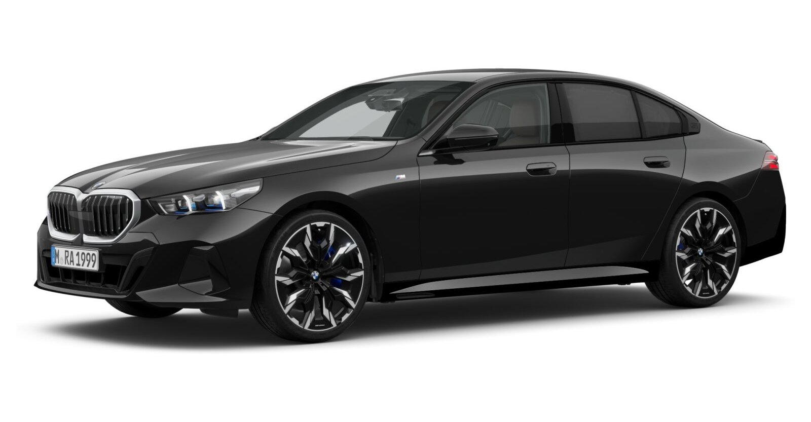BMW BMW 5er in Schwarz von vorne BMW BMW 5er in Schwarz von vorne