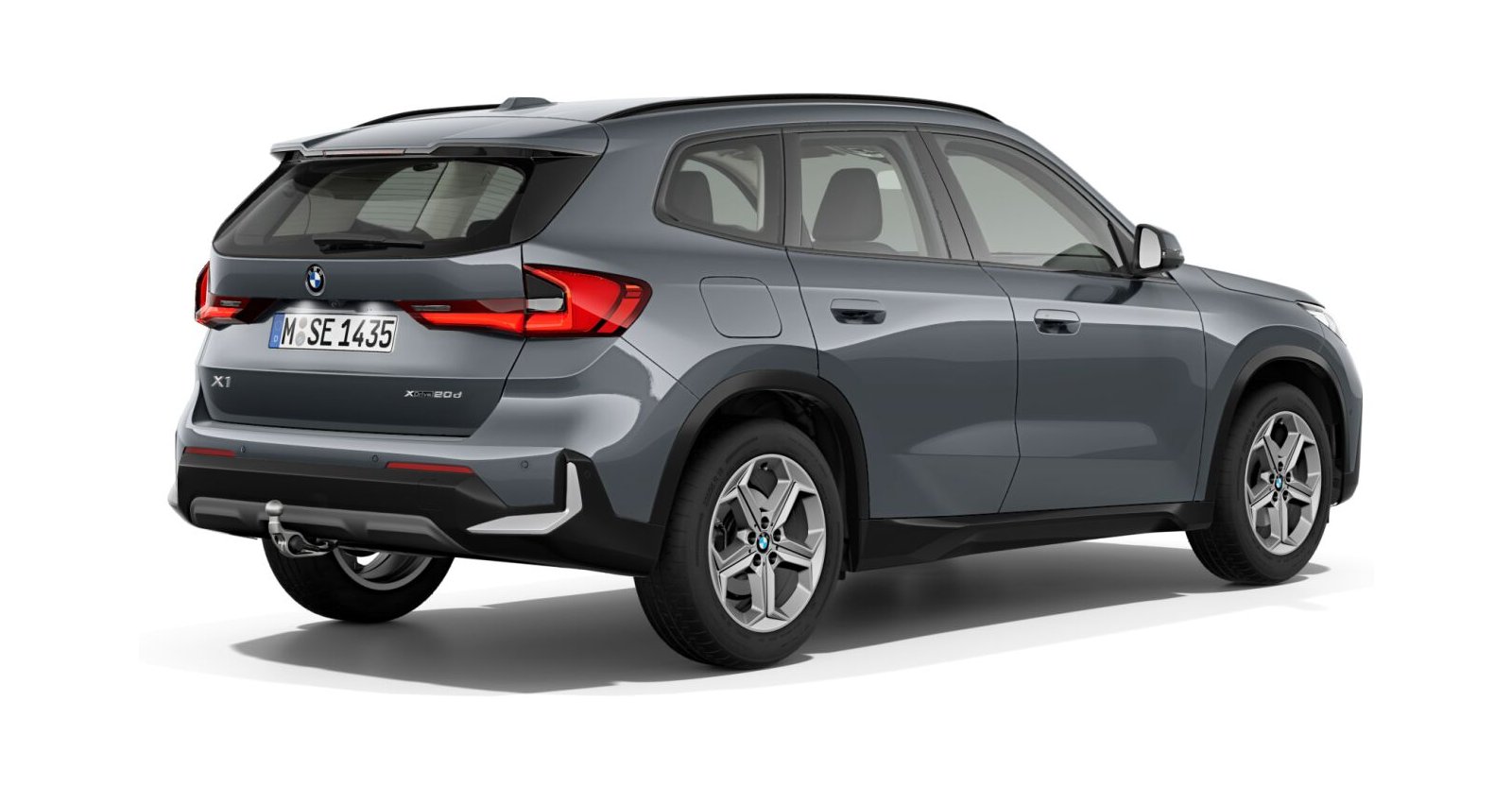 BMW BMW X in Grau von hinten