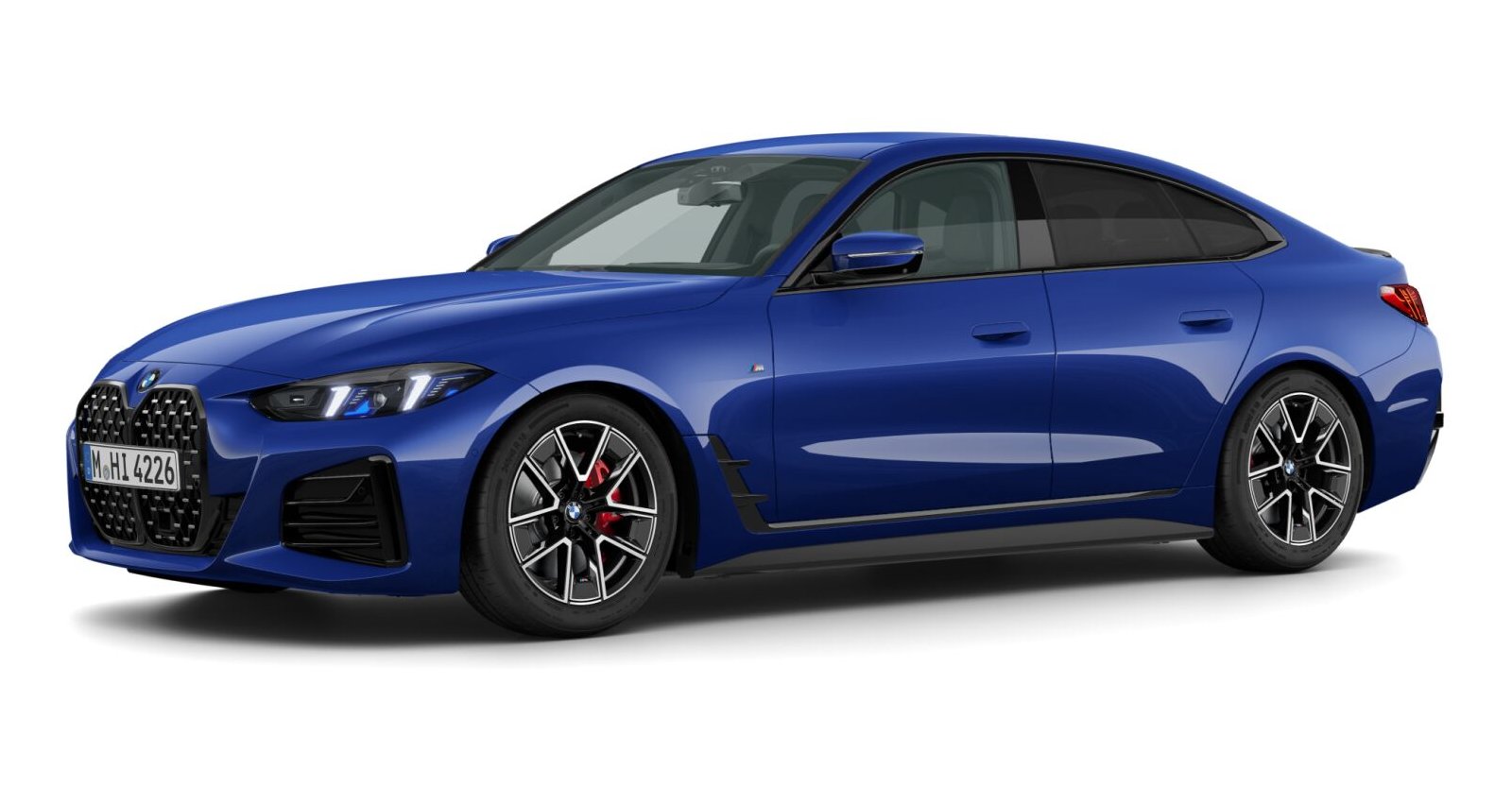BMW BMW 4er in Blau von vorne