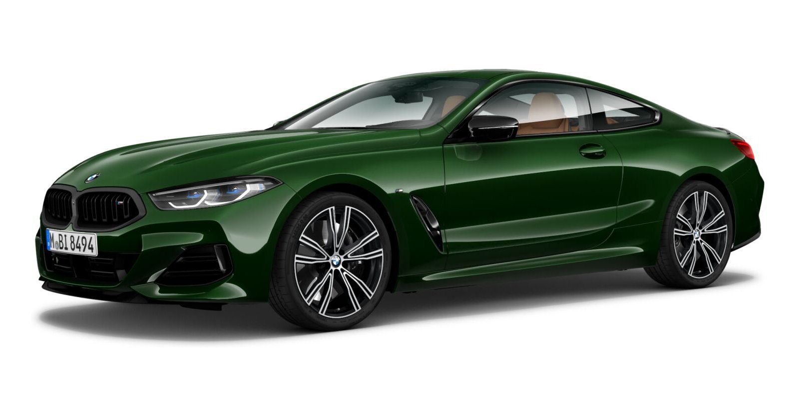 BMW BMW 8er in Grün von vorne BMW BMW 8er in Grün von vorne