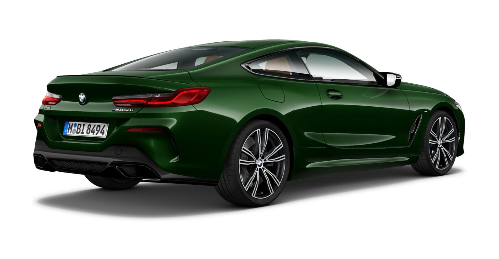 BMW BMW 8er in Grün von hinten BMW BMW 8er in Grün von hinten