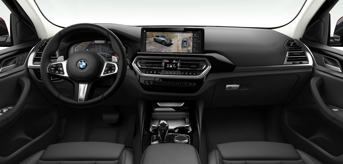 BMW BMW X im Innenraum von vorne