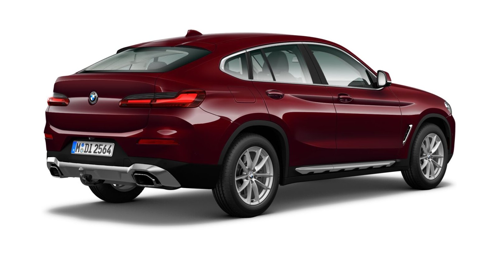 BMW BMW X in Rot von hinten