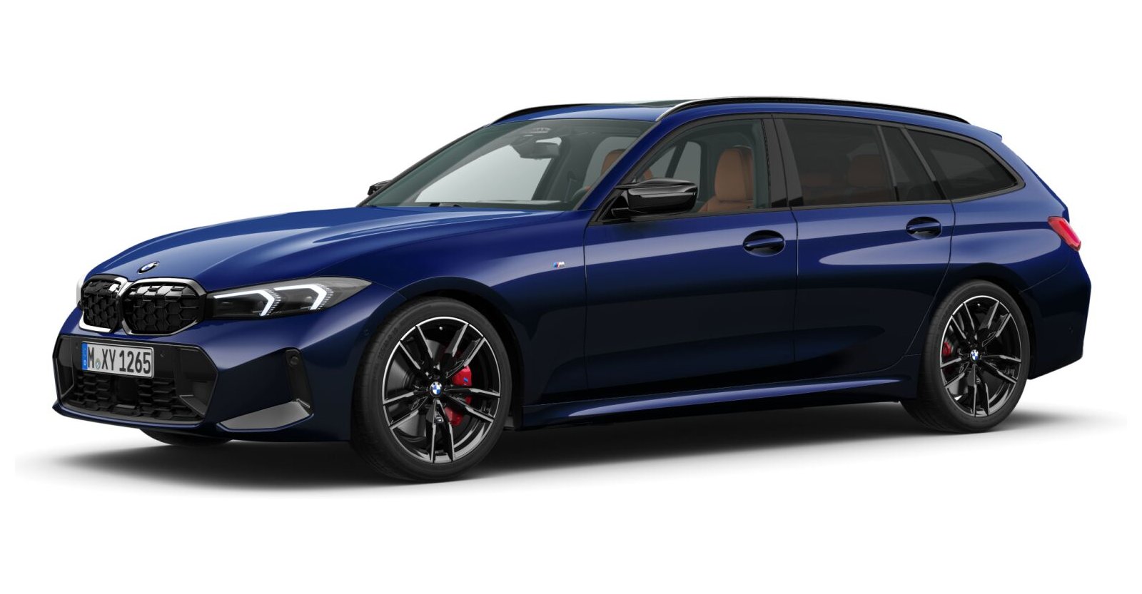 BMW BMW 3er in Blau von vorne
