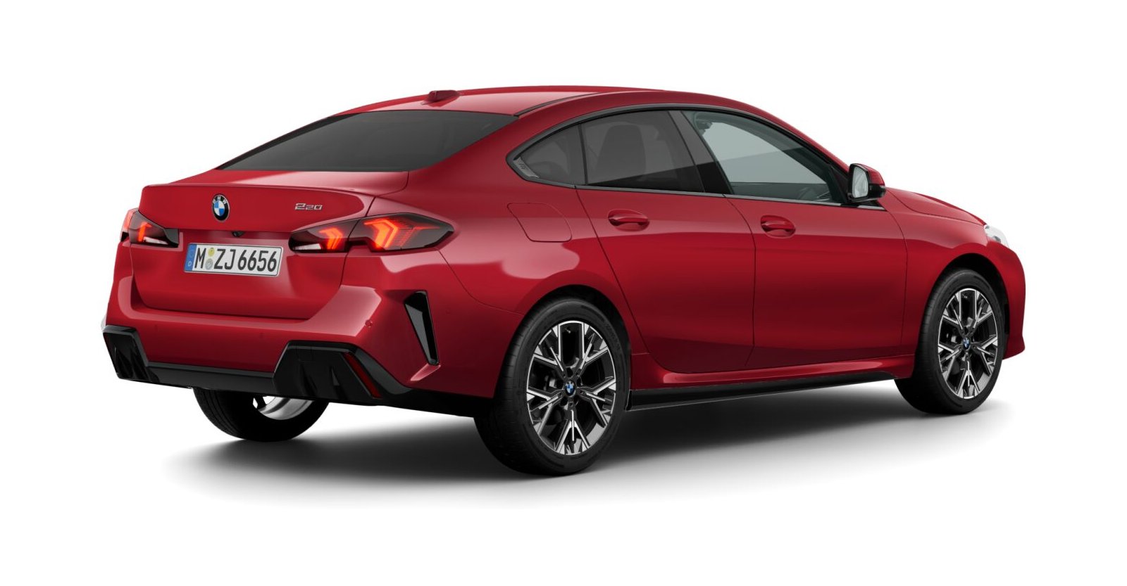 BMW BMW 2er in Rot von hinten