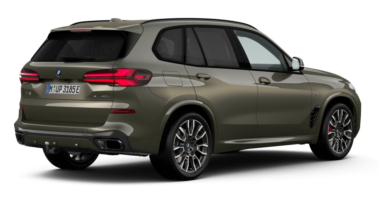 BMW BMW X in Grau von hinten