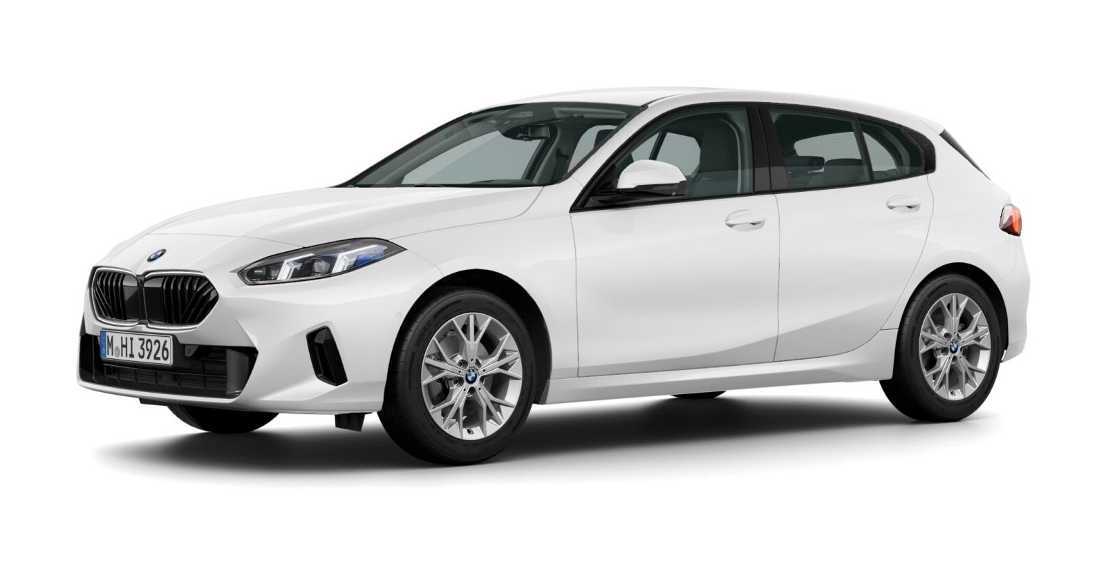 BMW BMW 1er in Weiß von vorne