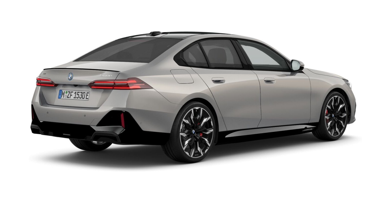 BMW BMW 5er in Grau von hinten BMW BMW 5er in Grau von hinten