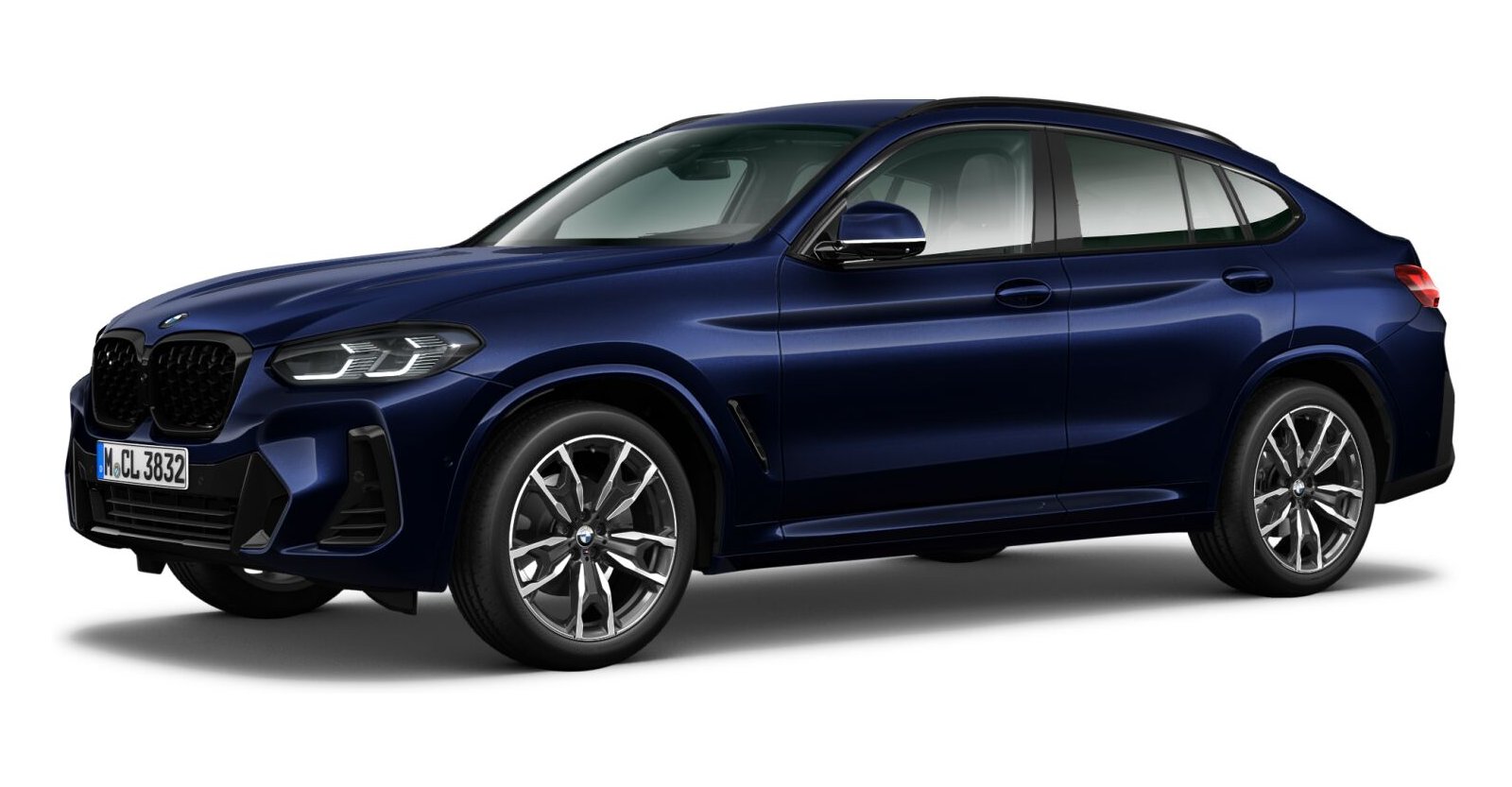 BMW BMW X in Blau von vorne BMW BMW X in Blau von vorne