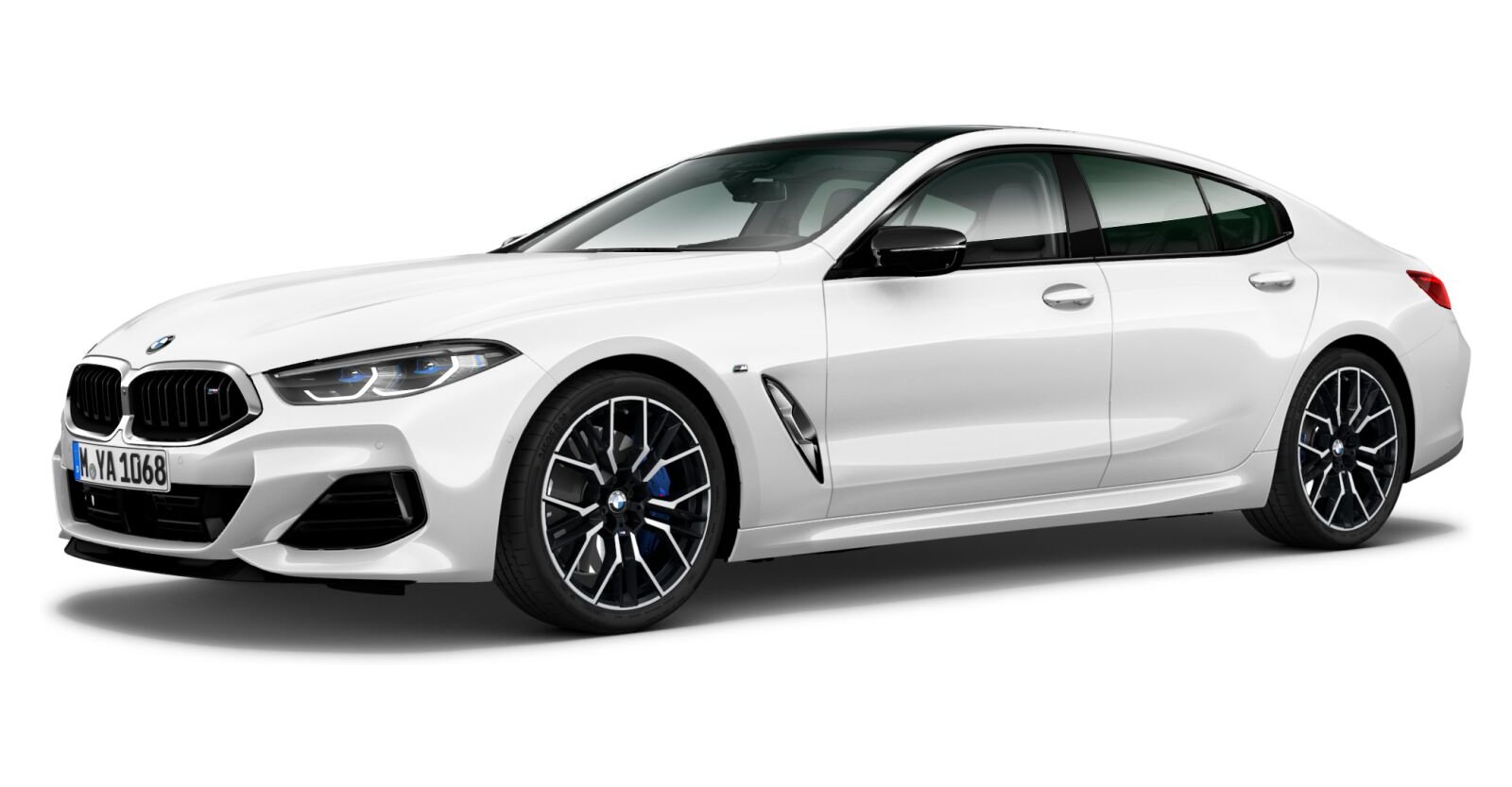 BMW BMW 8er in Weiß von vorne BMW BMW 8er in Weiß von vorne