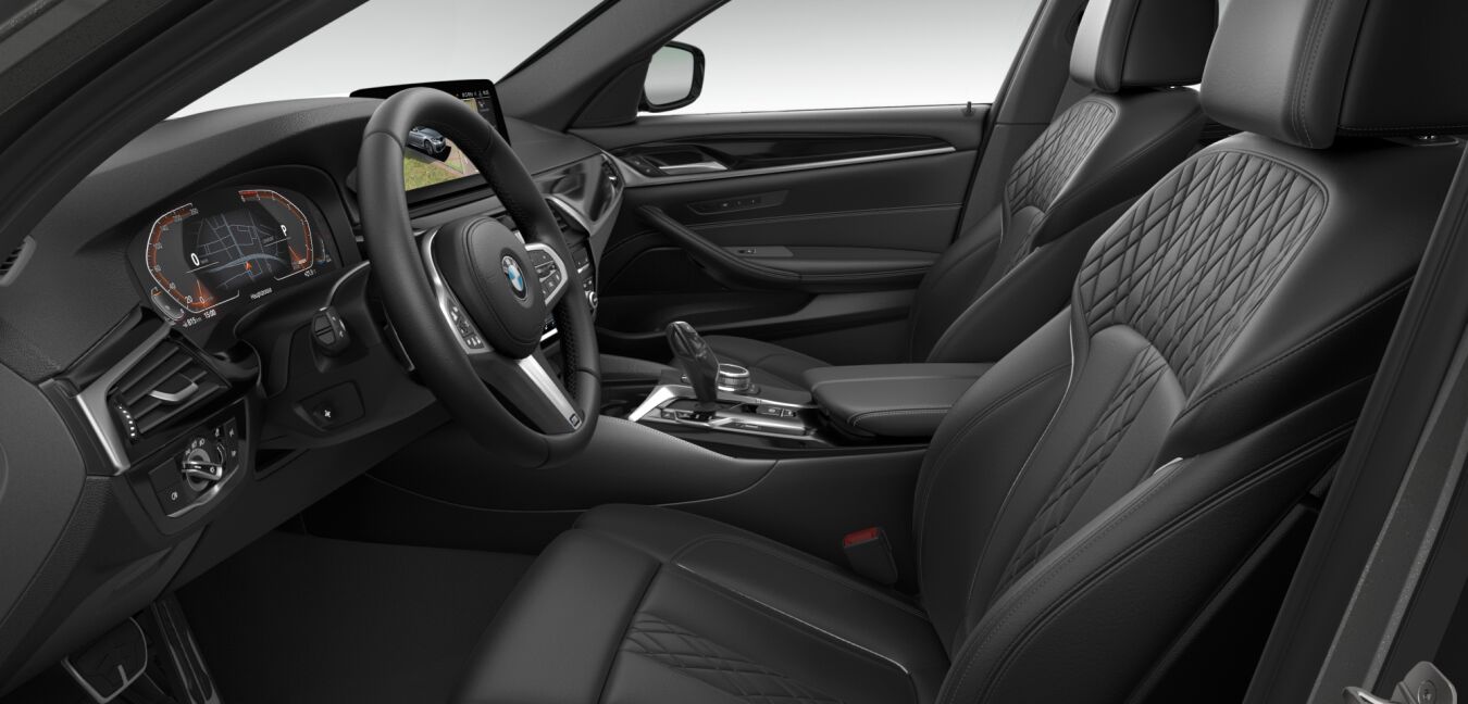 BMW BMW 5er im Innenraum seitlich BMW BMW 5er im Innenraum seitlich