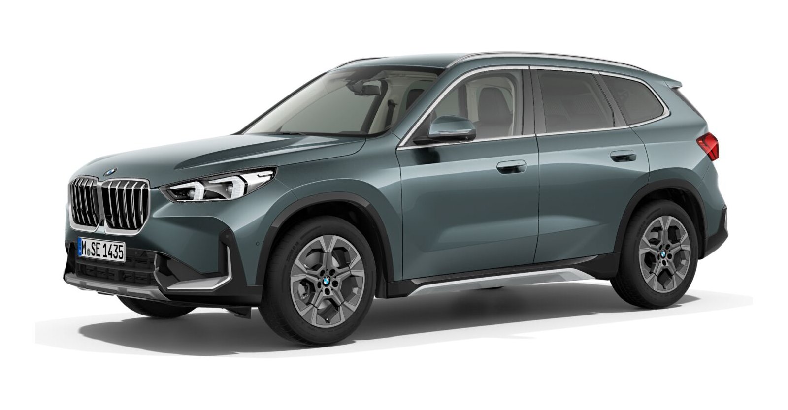 BMW X1 sDrive20i in Grün von vorne