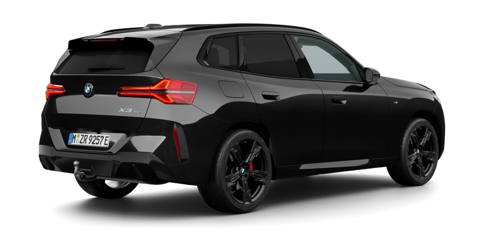 BMW BMW X in Schwarz von hinten BMW BMW X in Schwarz von hinten