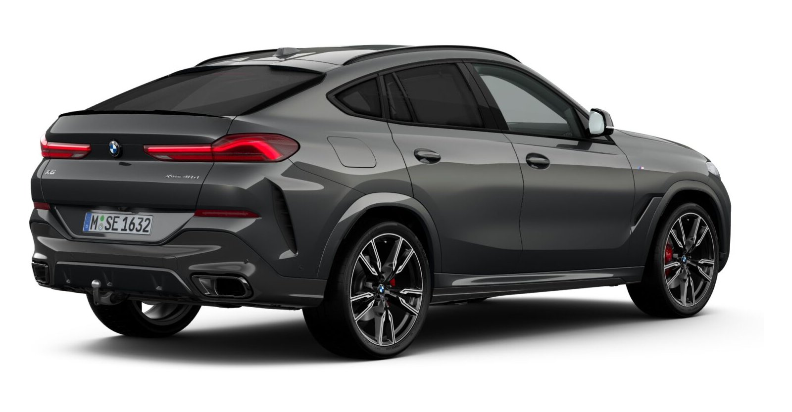 BMW BMW X in Grau von hinten