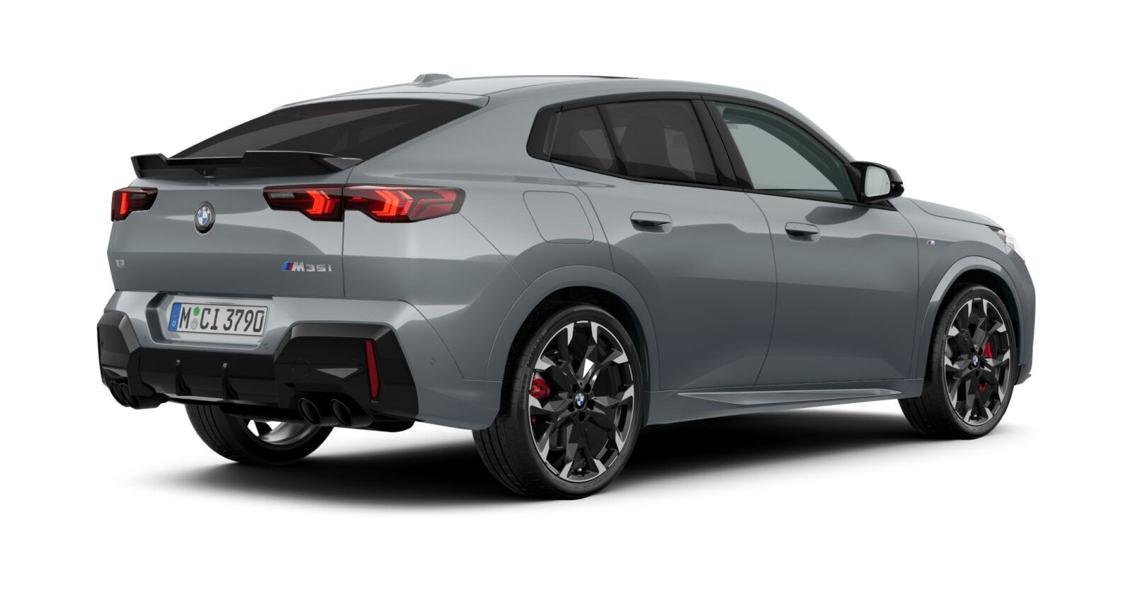 BMW BMW X in Grau von hinten