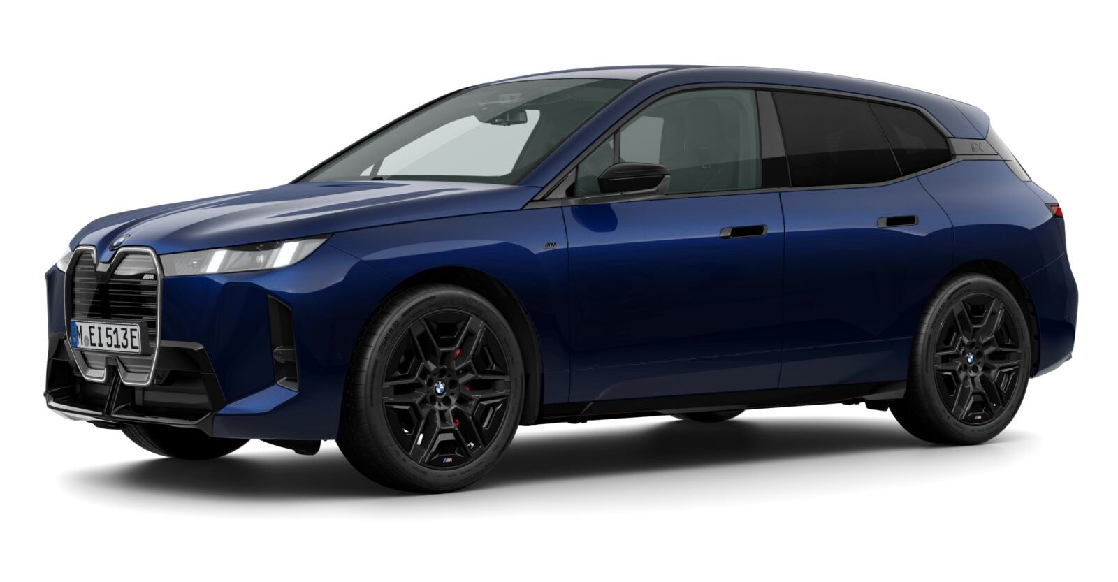 BMW BMW I in Blau von vorne BMW BMW I in Blau von vorne