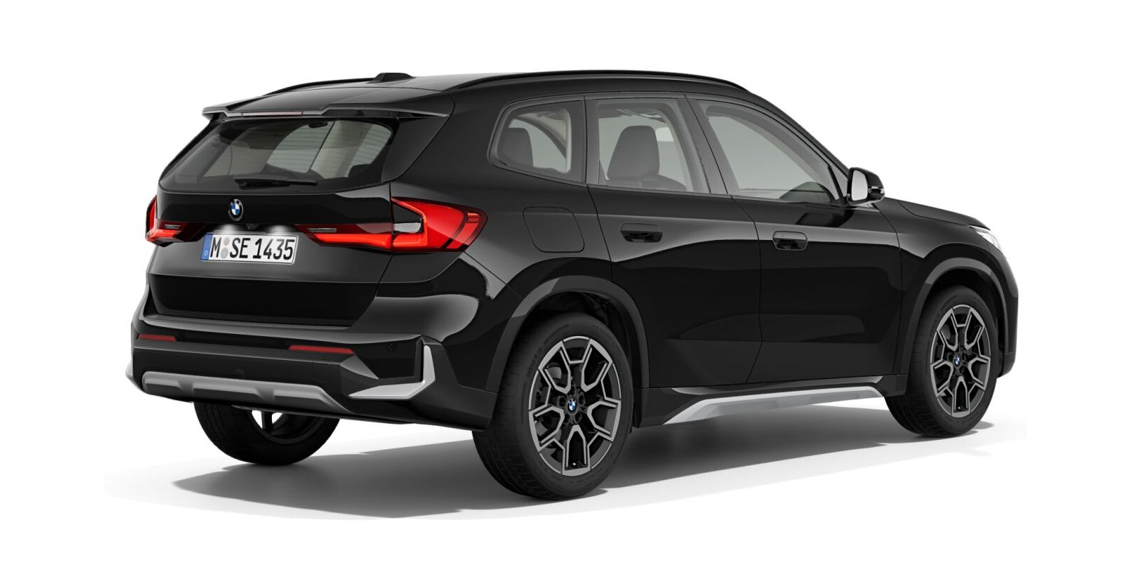 BMW BMW X in Schwarz von hinten BMW BMW X in Schwarz von hinten