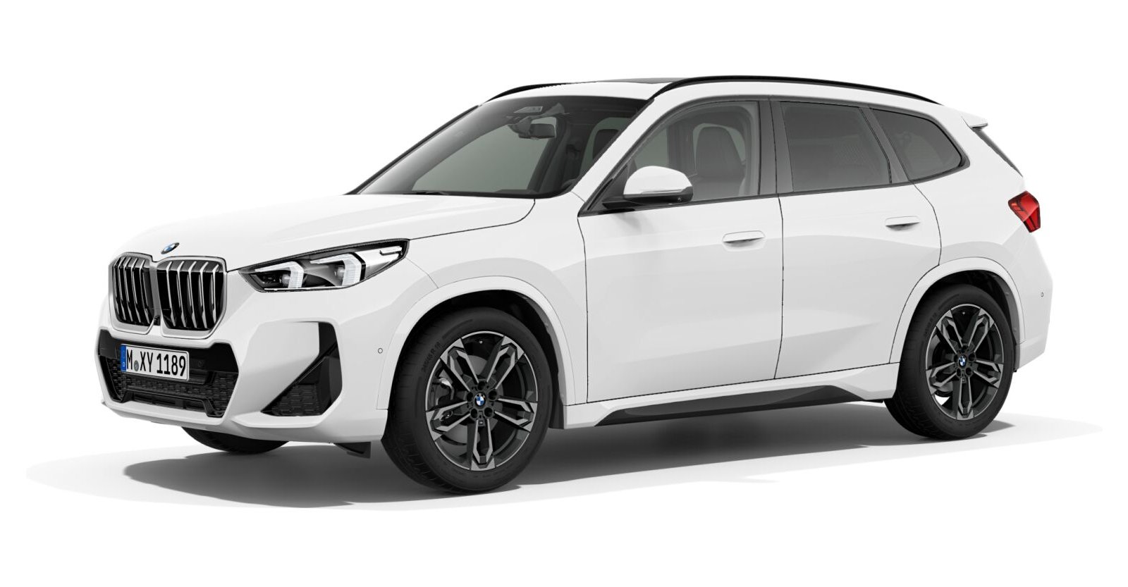 BMW X1 xDrive23i in Weiß von vorne BMW X1 xDrive23i in Weiß von vorne